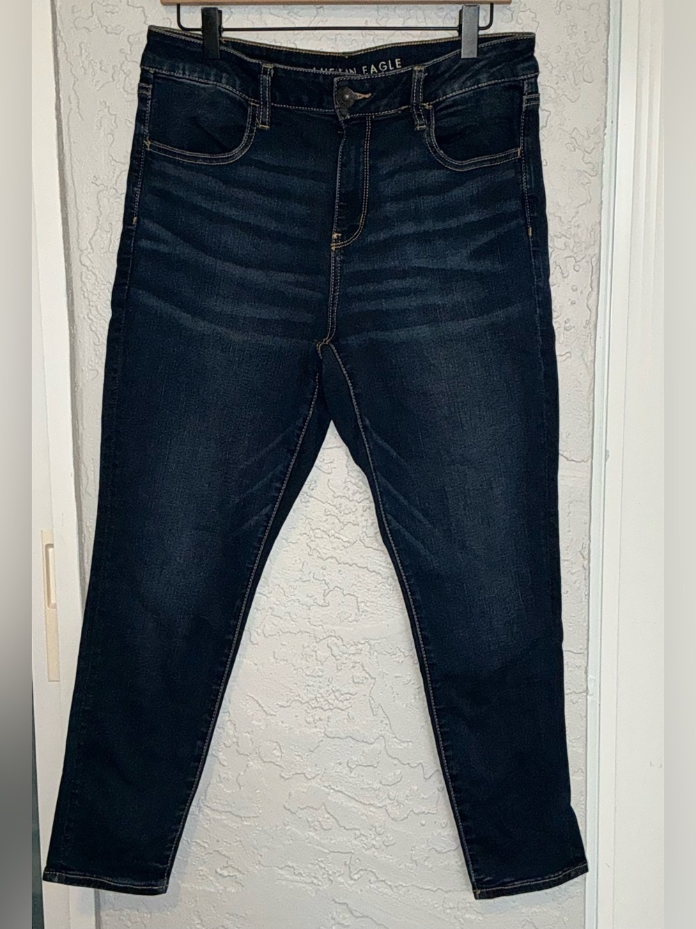 American Eagle Outfitters Dark Blue Ne(x)t Level Stretch Jegging